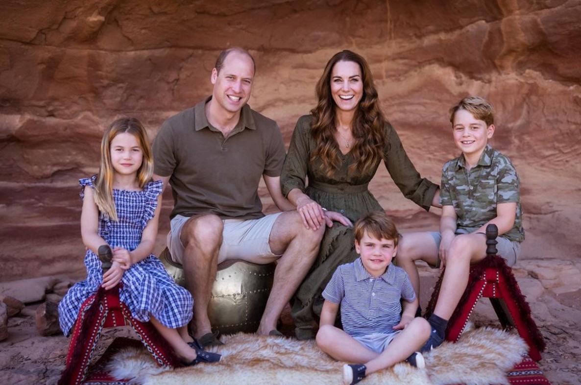 Kate Middleton and Prince William Share Adorable Christmas Card Photo